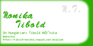 monika tibold business card